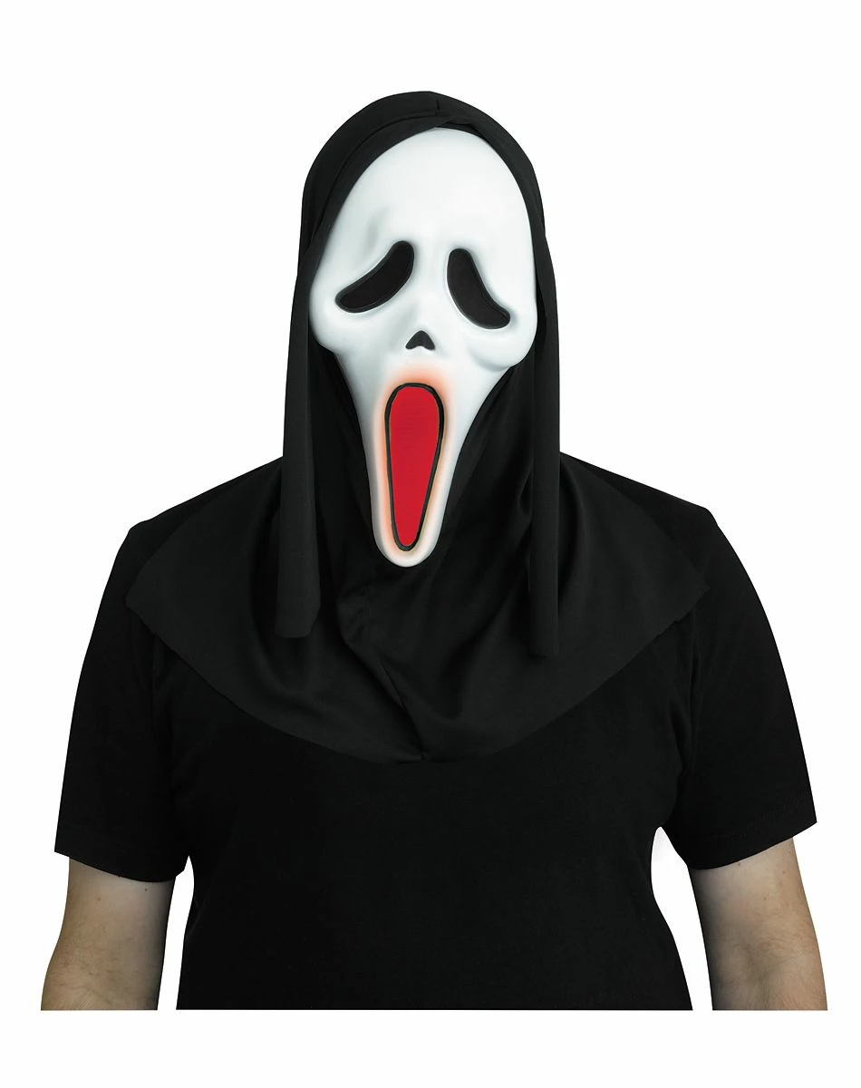 Spirit Halloween Light-Up Fade Ghost Face ® Full Mask - Scream 1 Spirit Halloween Light-Up Fade Ghost Face ® Full Mask - Scream
