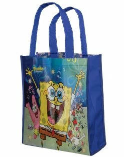 Spirit Halloween SpongeBob Character Tote Bag - SpongeBob SquarePants -Halloween ACCESSORIES store 01546514 c