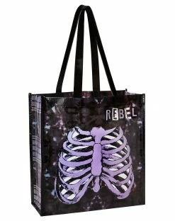 Spirit Halloween Tie Dye Skeleton Tote Bag
