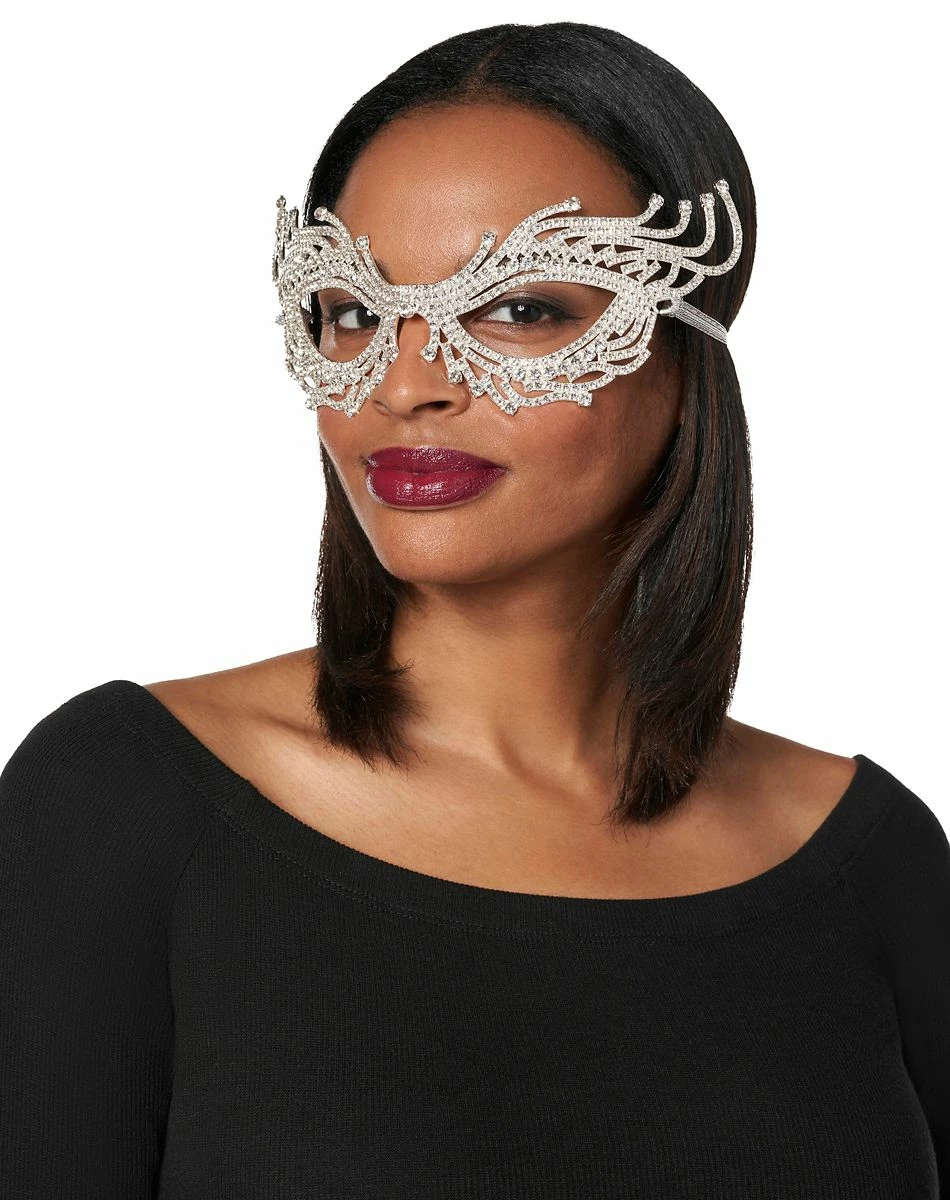 Spirit Halloween Diamond Flame Eye Mask 2 Spirit Halloween Diamond Flame Eye Mask - Image 2
