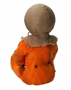 Spirit Halloween Light-Up Sitting Sam Doll - Trick 'r Treat -Halloween ACCESSORIES store 01547397 c