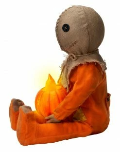 Spirit Halloween Light-Up Sitting Sam Doll - Trick 'r Treat -Halloween ACCESSORIES store 01547397 d