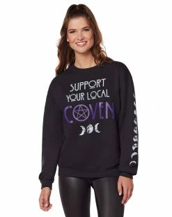 Spirit Halloween Support Your Local Coven Sweatshirt