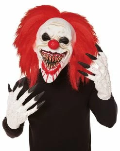 Spirit Halloween Crouchy the Clown Mask with Hands