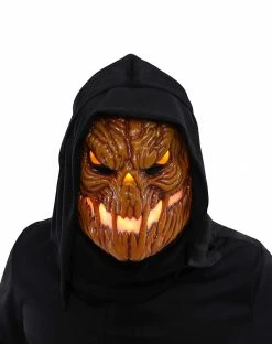 Spirit Halloween Light-Up Flame Fiend Full Mask