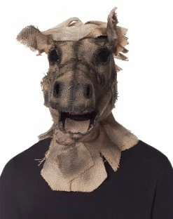 Spirit Halloween Scarecrow Horse Full Mask