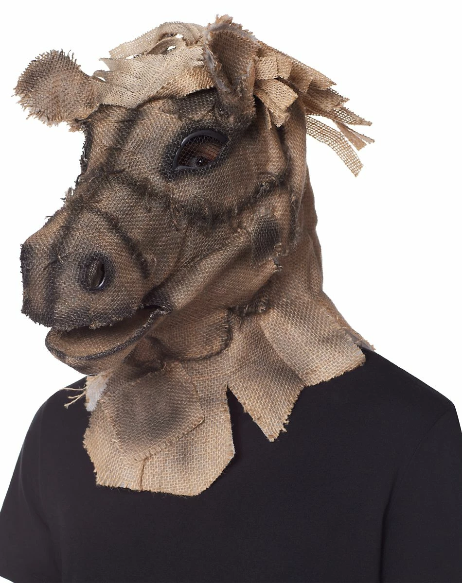 Spirit Halloween Scarecrow Horse Full Mask 2 Spirit Halloween Scarecrow Horse Full Mask - Image 2