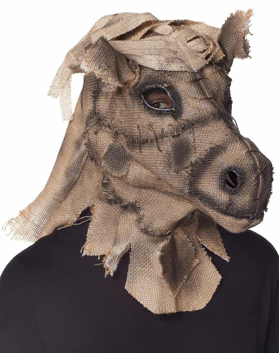 Spirit Halloween Scarecrow Horse Full Mask 3 Spirit Halloween Scarecrow Horse Full Mask - Image 3