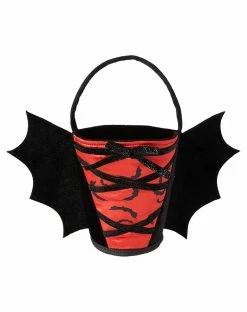 Spirit Halloween Vampire Plush Candy Bucket