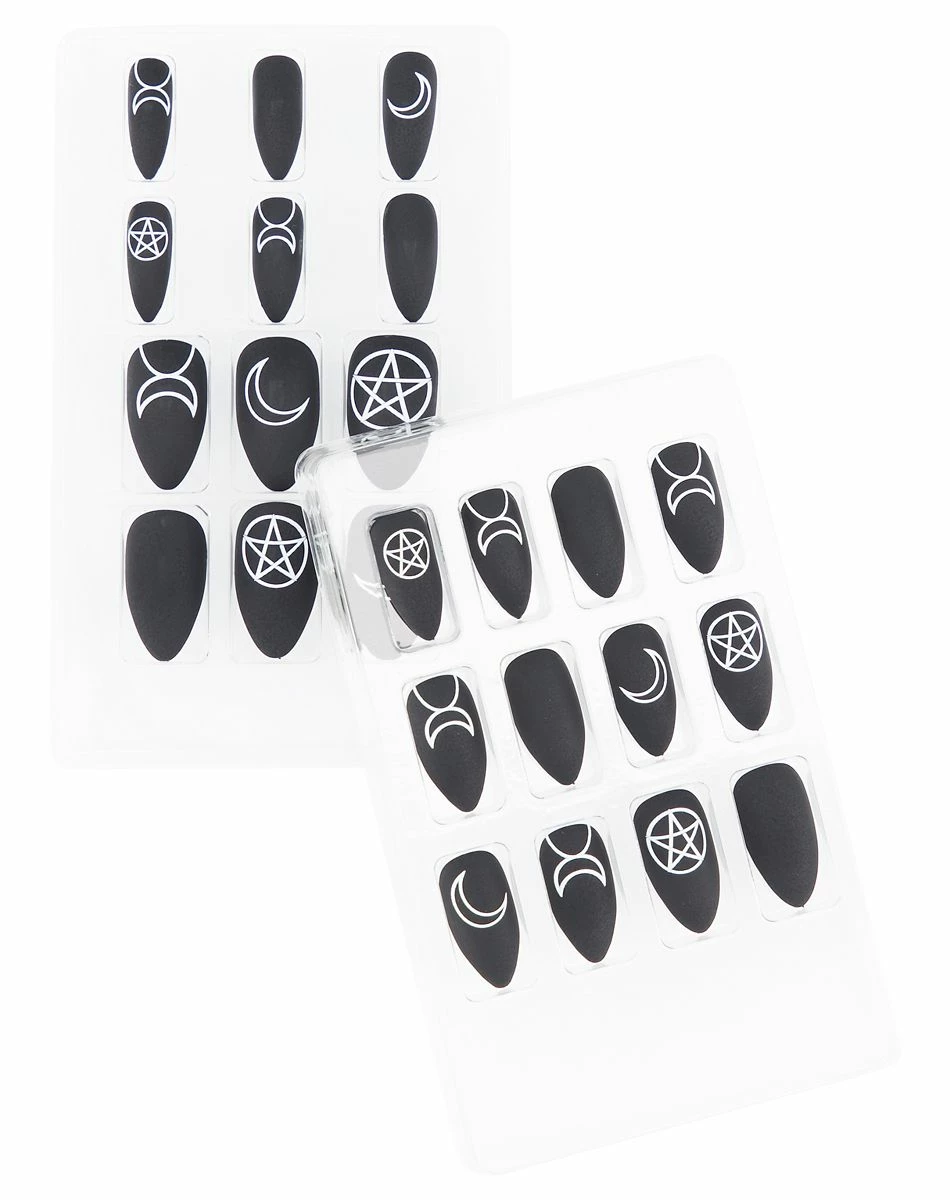 Spirit Halloween Pentagram Press On Nails 1 Spirit Halloween Pentagram Press On Nails