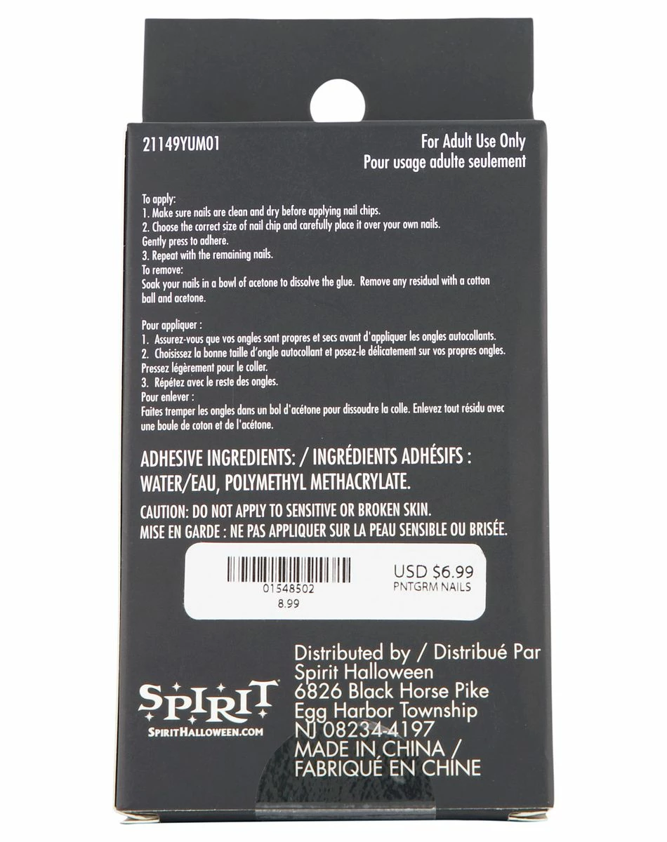 Spirit Halloween Pentagram Press On Nails 3 Spirit Halloween Pentagram Press On Nails - Image 3