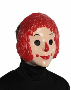 Spirit Halloween Vintage Rag Doll Half Mask -Halloween ACCESSORIES store 01548734 c