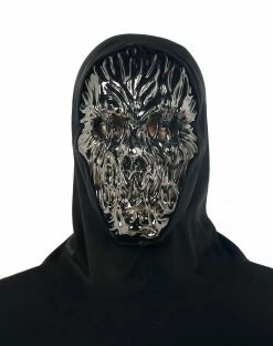 Spirit Halloween Metallic Ghoul Full Mask