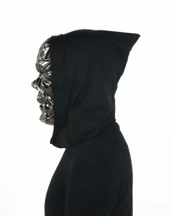 Spirit Halloween Metallic Ghoul Full Mask -Halloween ACCESSORIES store 01549070 c