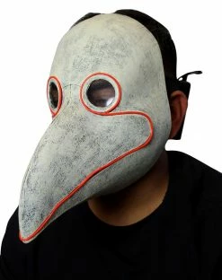 Spirit Halloween Light-Up LED Plague Doctor Half Mask 5 Spirit Halloween Light-Up LED Plague Doctor Half Mask -Halloween ACCESSORIES store 01550466 c