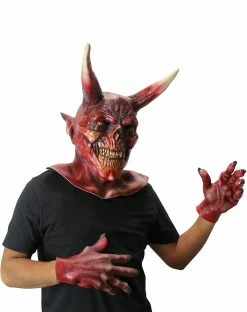 Spirit Halloween Devil Mask with Hands -Halloween ACCESSORIES store 01550474 c