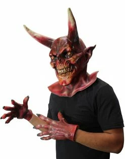 Spirit Halloween Devil Mask with Hands -Halloween ACCESSORIES store 01550474 d