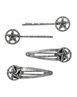 Spirit Halloween Pentagram Hair Clips