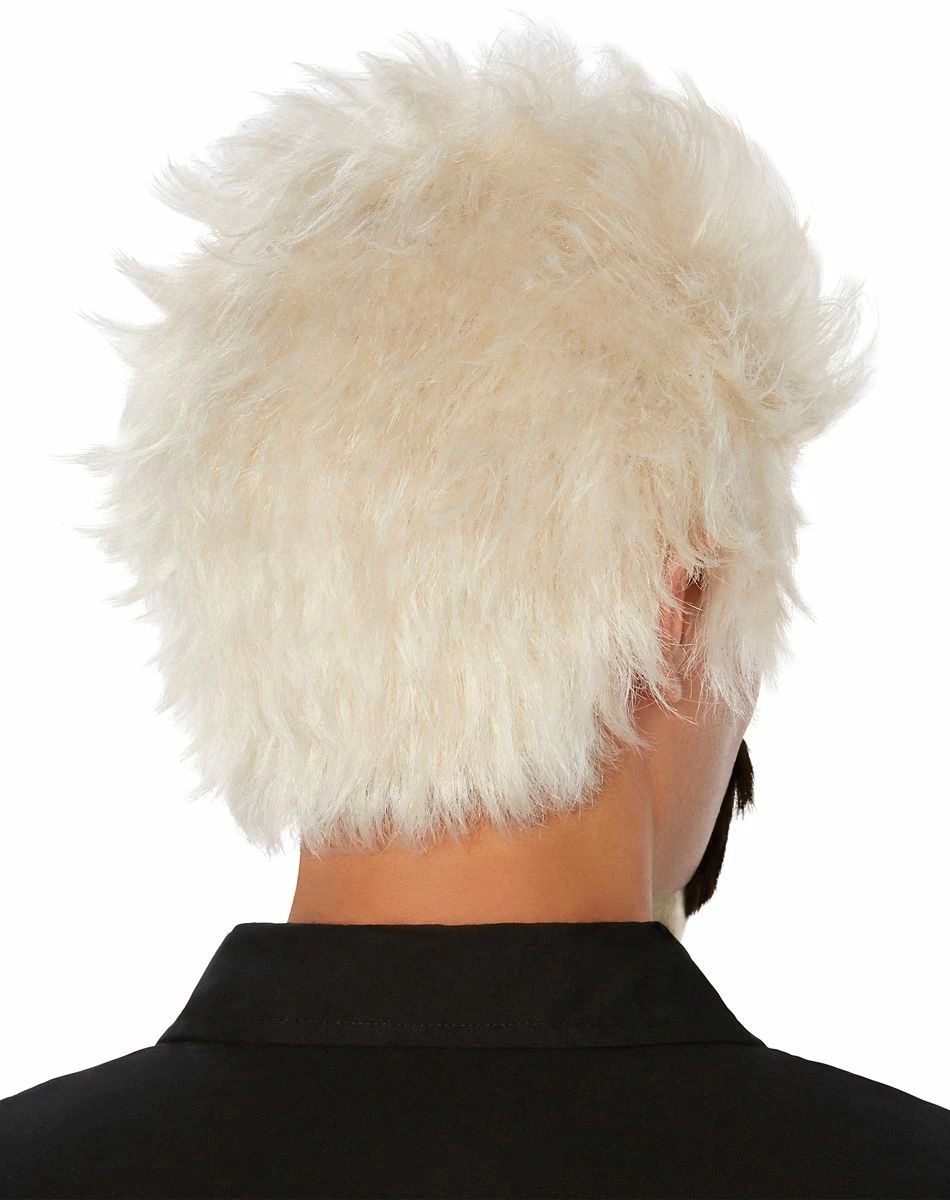 Spirit Halloween Bleached Spikes Wig With Goatee 2 Spirit Halloween Bleached Spikes Wig With Goatee - Image 2