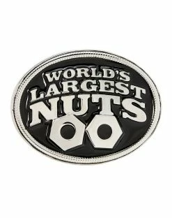Spirit Halloween World's Largest Nuts Belt Buckle