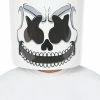 Spirit Halloween Adult Skeleton Marshmello Half Mask