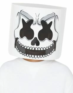 Spirit Halloween Kids Skeleton Marshmello Half Mask