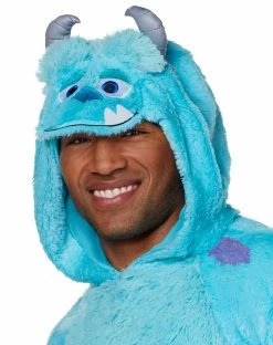 Spirit Halloween Adult Sulley Union Suit - Monsters Inc. -Halloween ACCESSORIES store 01555515 c