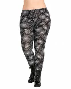 Spirit Halloween Spider Web Plus Size Leggings