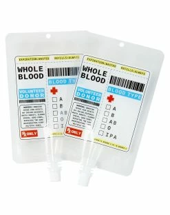 Spirit Halloween Nurse Blood Bag Flask