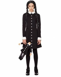 Spirit Halloween Kids Wednesday Addams Costume - The Addams Family