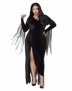 Spirit Halloween Adult Morticia Addams Costume - The Addams Family -Halloween ACCESSORIES store 01560846 a