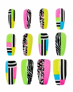 Spirit Halloween '80s Press On Nails