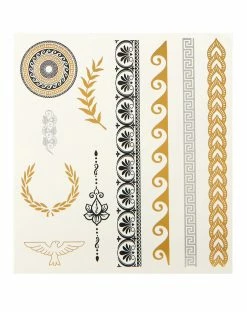 Spirit Halloween Roman Hand and Body Tattoos -Halloween ACCESSORIES store 01567072 c