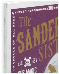 Spirit Halloween The Sanderson Sisters Event Sign - Hocus Pocus -Halloween ACCESSORIES store 01567403 d