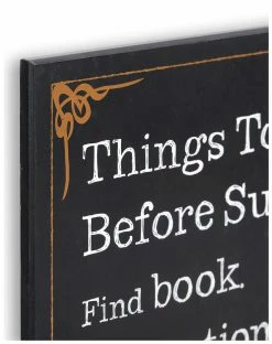 Spirit Halloween To Do List Sign - Hocus Pocus -Halloween ACCESSORIES store 01567411 d