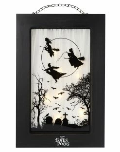 Spirit Halloween Sanderson Sisters Light-Up Hanging Window Sign - Hocus Pocus