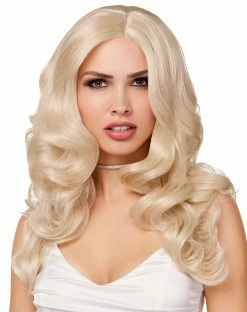 Spirit Halloween Hollywood Glam Wig Blonde