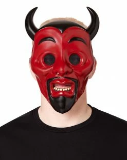 Spirit Halloween Devil Half Mask - Trick 'r Treat
