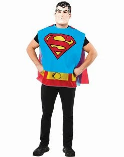 Spirit Halloween Adult Superman Costume Kit - Ben Cooper -Halloween ACCESSORIES store 01570050 c