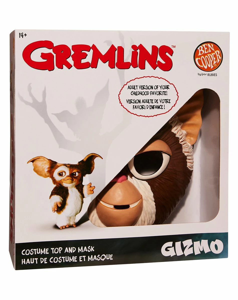 Spirit Halloween Adult Gizmo Gremlins Costume Kit - Ben Cooper 1 Spirit Halloween Adult Gizmo Gremlins Costume Kit - Ben Cooper