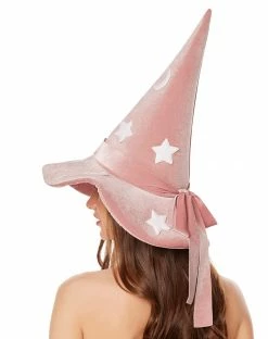 Spirit Halloween Pink Celestial Witch Hat -Halloween ACCESSORIES store 01572957 b