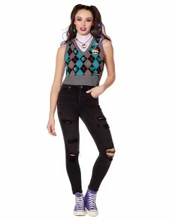 Spirit Halloween Adult Monster High Alumni Sweater Vest