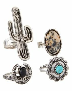 Spirit Halloween Western Ring Set