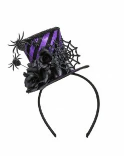 Spirit Halloween Spider Mini Top Hat Headband