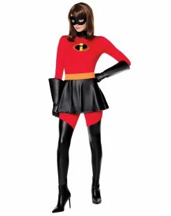 Spirit Halloween Adult Mrs. Incredible Catsuit Costume - The Incredibles