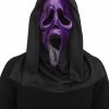 Spirit Halloween Purple Metallic Ghost Face ® Full Mask