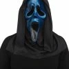 Spirit Halloween Blue Metallic Ghost Face ® Full Mask