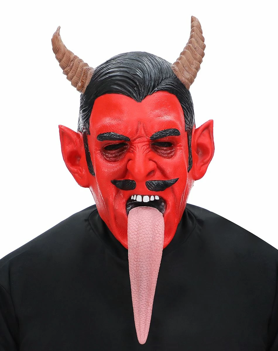 Spirit Halloween Light-Up Devil Full Mask 1 Spirit Halloween Light-Up Devil Full Mask