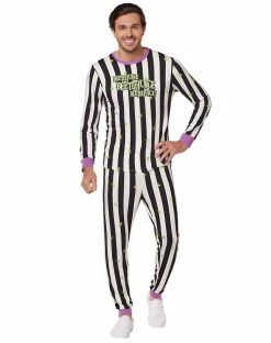 Spirit Halloween Beetlejuice Pajama Set
