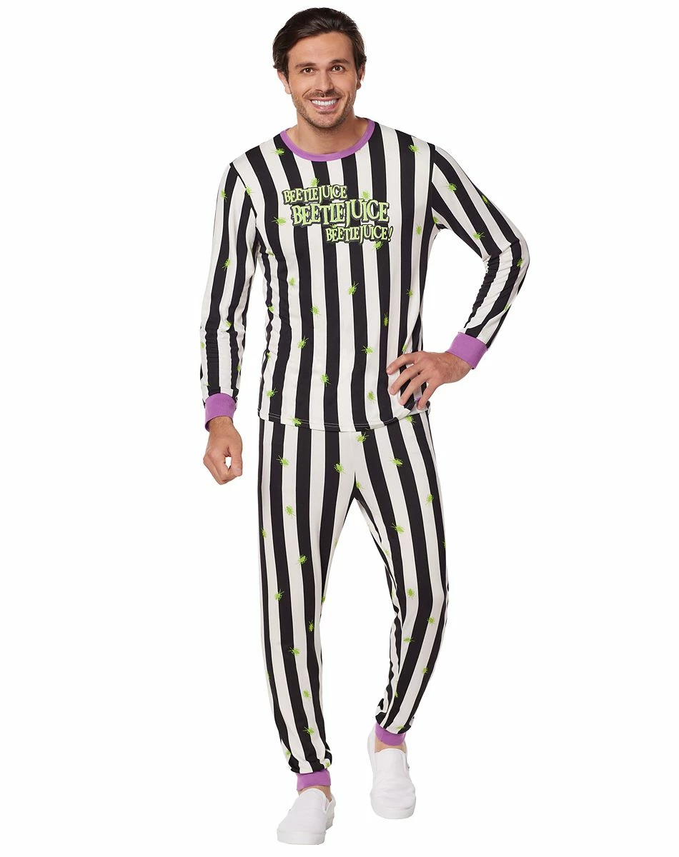 Spirit Halloween Beetlejuice Pajama Set 1 Spirit Halloween Beetlejuice Pajama Set